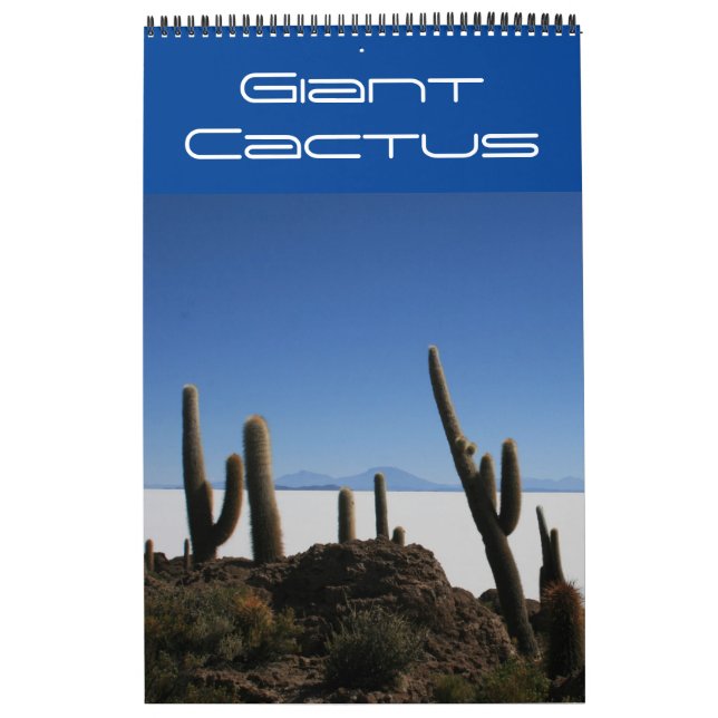Riesenkaktus bolivien kalender (Titelbild)