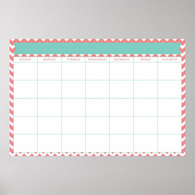 Riesenkalender Poster (Vorne)