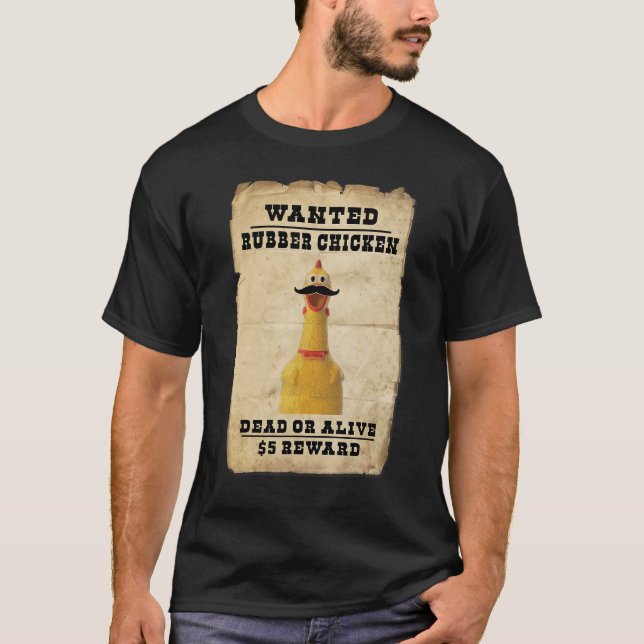 Riesenkautschuk Hühnerjungen Mädchen Gewollt Gummi T-Shirt (Vorderseite)