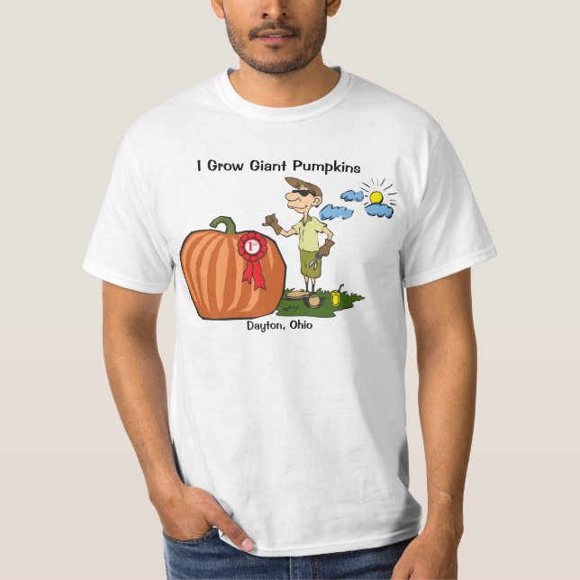Riesenkürbis-Züchter-T-Shirt T-Shirt (Vorderseite)