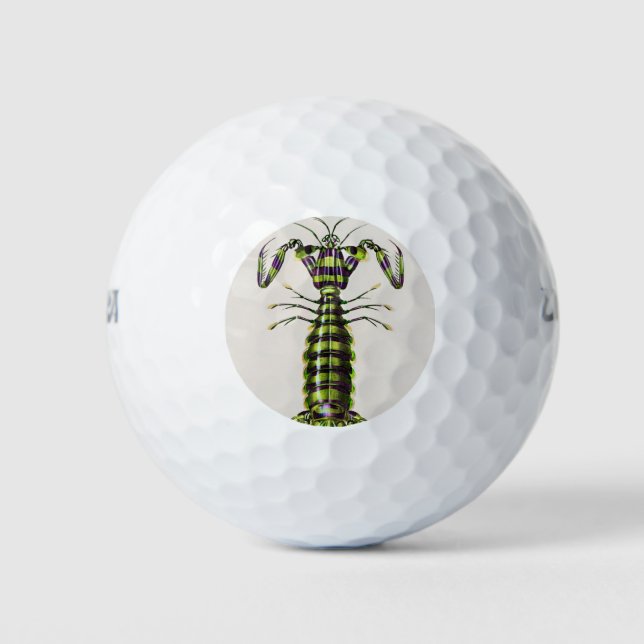 Riesenmantis-Garnelen Golfball (Vorderseite)