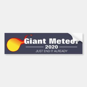 Riesenmeteor 2020 Autoaufkleber