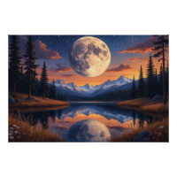 Riesenmond: Nachts