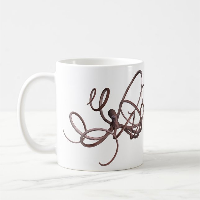 Riesenoctopus Kaffeetasse (Links)