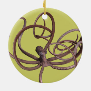 Riesenoctopus Keramik Ornament