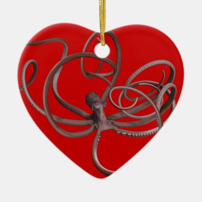 Riesenoctopus Keramikornament (Vorne)