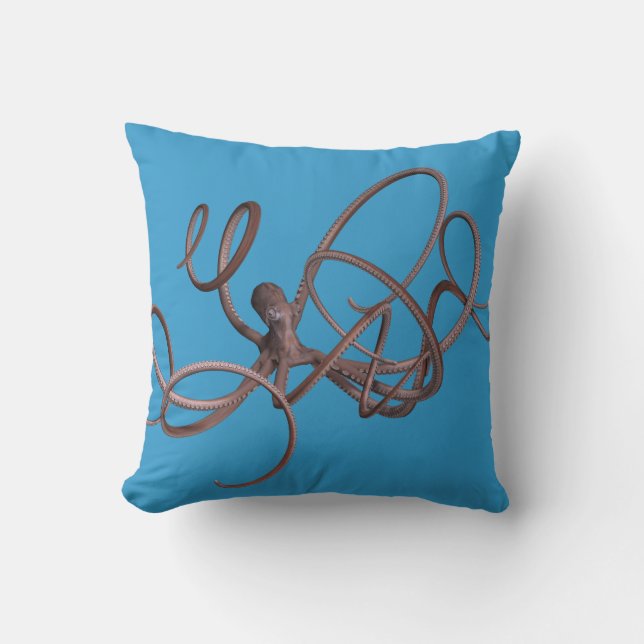 Riesenoctopus Kissen (Vorderseite)