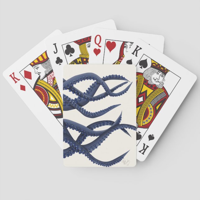 Riesenoctopus Tentacles Spielkarten (Rückseite)
