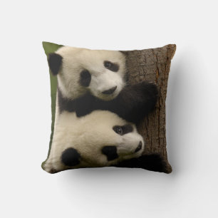 Riesenpanda-Babys (Ailuropoda melanoleuca) 2 Kissen