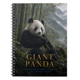 Riesenpanda-Bambuswald TIERE Notizblock