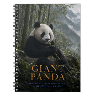 Riesenpanda-Bambuswald TIERE Notizblock