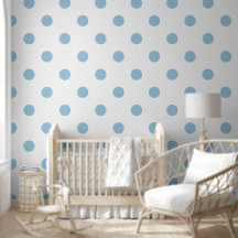 Riesenpolka-Dot-Muster Blau Pastellfarbe