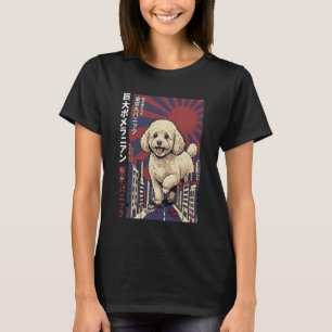 Riesenpudel Tokio Kaiju Fluff herum und find es he T-Shirt