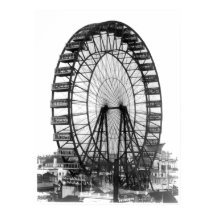 Riesenrad auf der Weltausstellung in Chicago