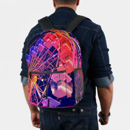 Riesenrad Bedruckter Rucksack