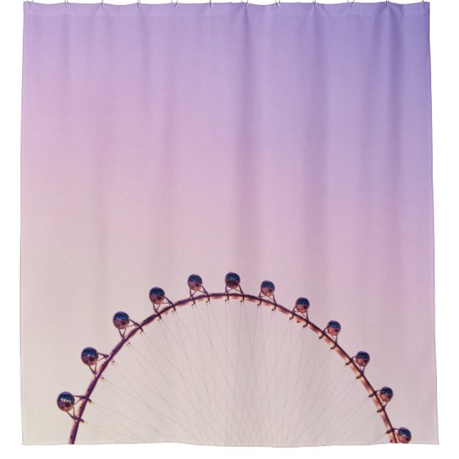 Riesenrad Duschvorhang (Vorderseite)