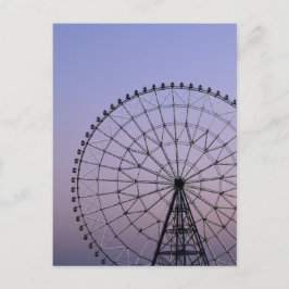 Riesenrad in der Abenddämmerung: Tokio Postkarte