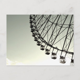 Riesenrad in der Dämmerung Postkarte
