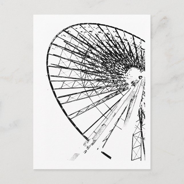 Riesenrad Postkarte (Vorderseite)