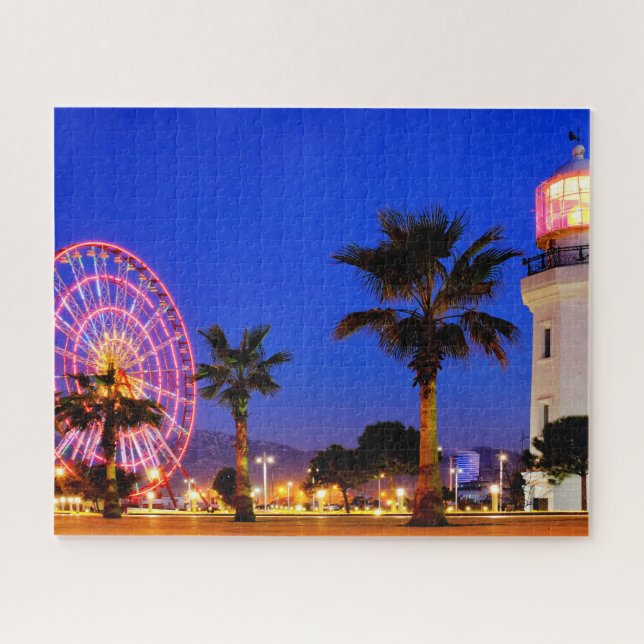 Riesenrad und Leuchtturm (Horizontal)