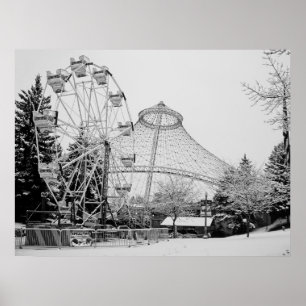 RIESENRAD und PAVILLON R F P - SPOKANE Poster