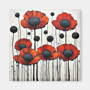 Riesenroter Poppies 3 Magnet
