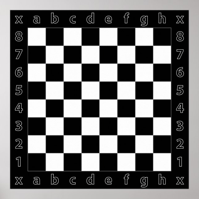 Riesenschachtisch Poster (Vorne)