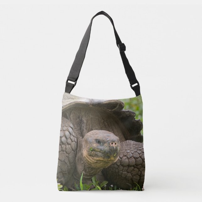 Riesenschildkröte Tragetaschen Mit Langen Trägern (Vorderseite)