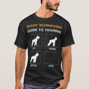 Riesenschnauzer-Führer zum Training von Gehorsam  T-Shirt