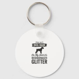 Riesenschnauzer Glitter Lustiges Hundeliebhaber-De Schlüsselanhänger