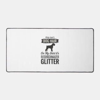 Riesenschnauzer Glitter Lustiges Hundeliebhaber-De Schreibtischunterlage