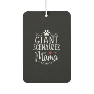Riesenschnauzer-Mama - lustiges Schnauzer-Liebesge Autolufterfrischer