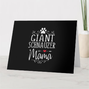Riesenschnauzer-Mama - lustiges Schnauzer-Liebesge Karte