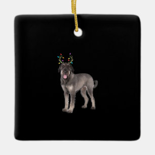 Riesenschnauzer-Rentierschweiß Keramikornament