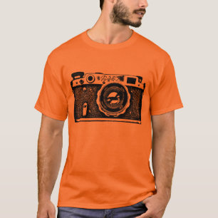Riesensowjetische russische Kamera - Schwarz T-Shirt
