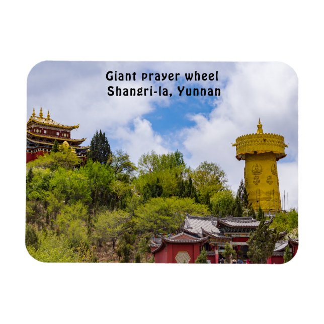 Riesentibeterrad in Shangri-la - Yunnan Magnet (Horizontal)