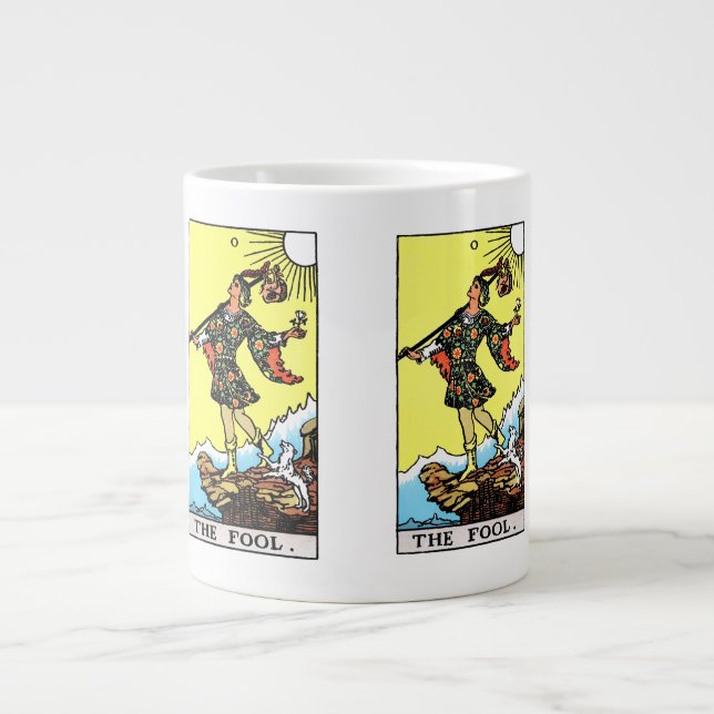 Riesenwaite Tarot Major Arcana Der Narr Jumbo-Tasse (Vorderseite)