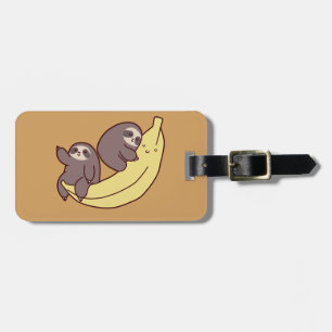 Riesige Bananen-Trägheiten Gepäckanhänger
