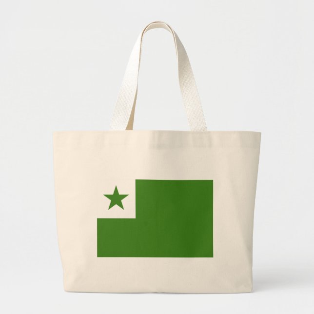 Riesige Esperanto-Tasche Jumbo Stoffbeutel (Vorne)