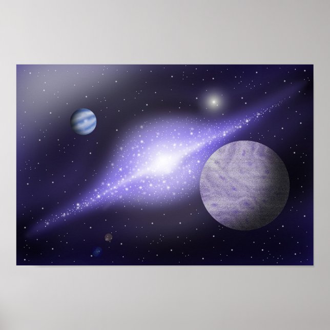 Riesige Galaxie. Deep Space Harmony Poster (Vorne)