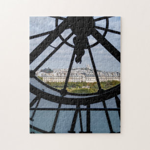Riesige Glasuhr im Musée d'Orsay - Paris