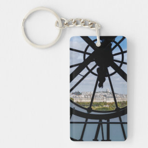 Riesige Glasuhr im Musée d'Orsay - Paris Schlüsselanhänger