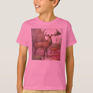 Riesige irische Rotwild-prähistorischer T-Shirt