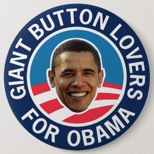 Riesige Knopf-Liebhaber für Obama Button