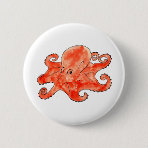 Riesige Krake Button