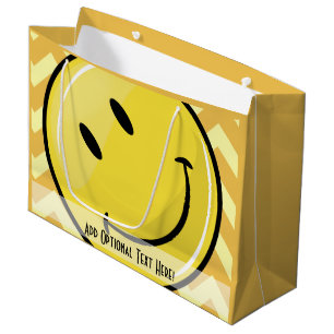Riesige kundenspezifische gelbe Geschenk-Tasche Große Geschenktüte