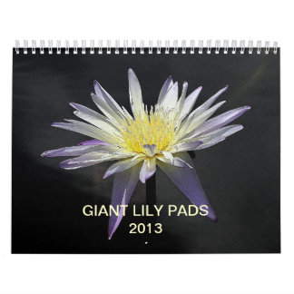 Riesige Lilien-Auflagen 2013 Kalender