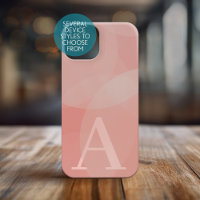 Riesige Monogramm - Dänische Pastelle Kreise und W