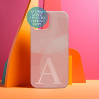 Riesige Monogramm - Dänische Pastelle Kreise und W