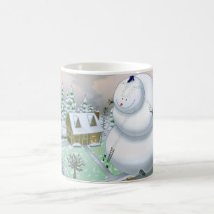 Riesige Snowman-Tasse Kaffeetasse